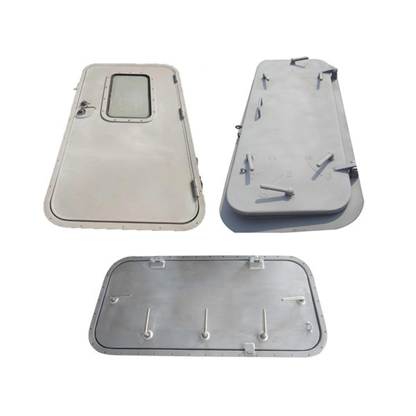 Steel Marine Boat Accessory Hinged Watertight Door With Hatch Cover