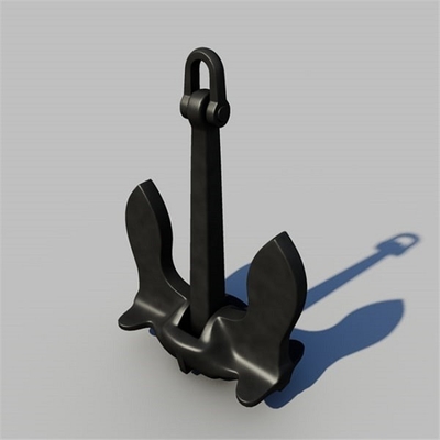 50Tons 70tons Black Paint Carbon Steel Baldt Stockless Anchor