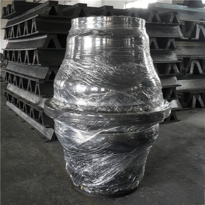 70% Deflection Weight 760kg Height 900mm Black Cone Marine Rubber Fender