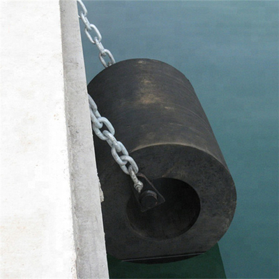 Outer Dia 1800mm 2000mm Cylindrical Rubber Fender For Jetty Port Dock