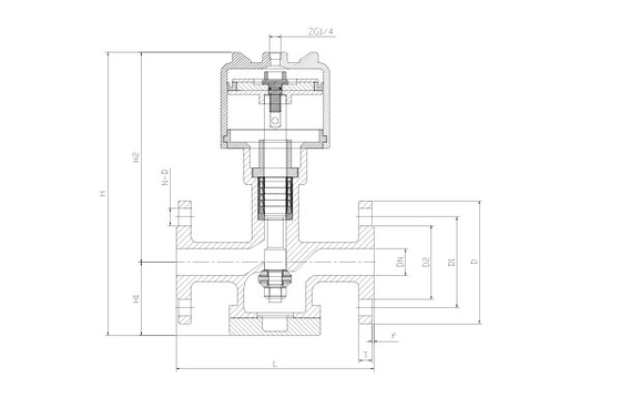 Diameter 50mm Marine High Pressure 10bar 16bar Stainless Steel Stop Valve