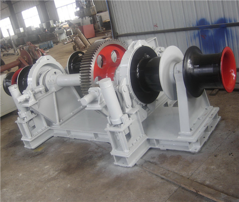 DC12V Drum Rated Load 30KN 50KN Hydraulic Marine Rope Winch