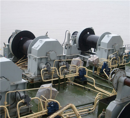 Rope Drum Marine Hydraulic Winch 2000KN Load 12m/Min