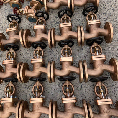 Marine Flange Bronze Sea Water Manual 80 ℃ Unidirectional Stop Check Valve