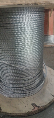 70# 6mm Marine Galvanized Steel Wire Rope 50mm Diameter