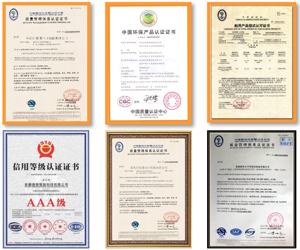 China Juvi Marine Machinery Co.,LTD certification